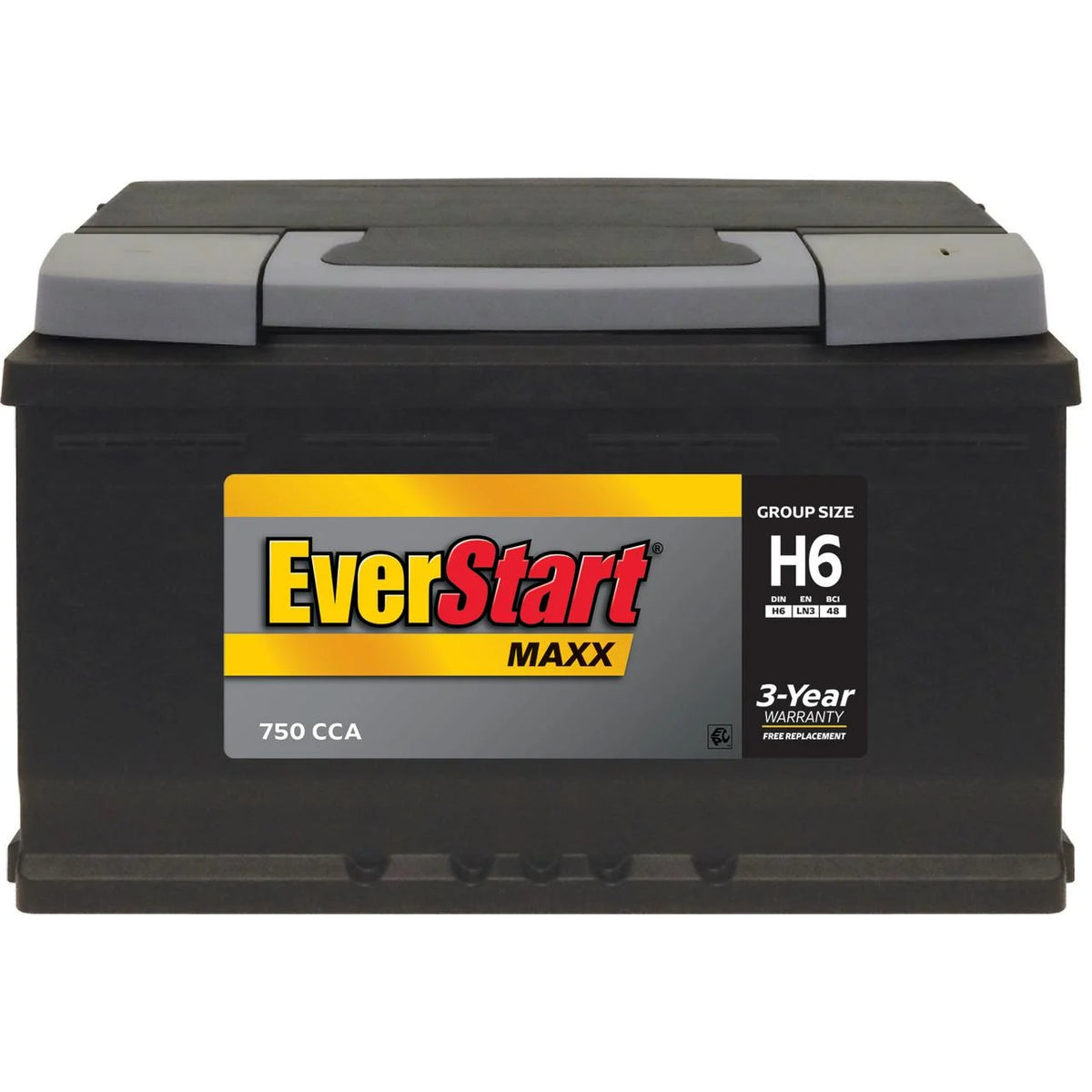 Lead Acid Automotive Battery Group Size H6 12 Volt 750 CCA I3675