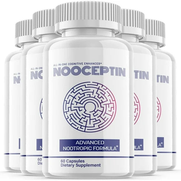 5 Pack Nootropic Memory Booster Dietary Supplement 300 Capsules A873399