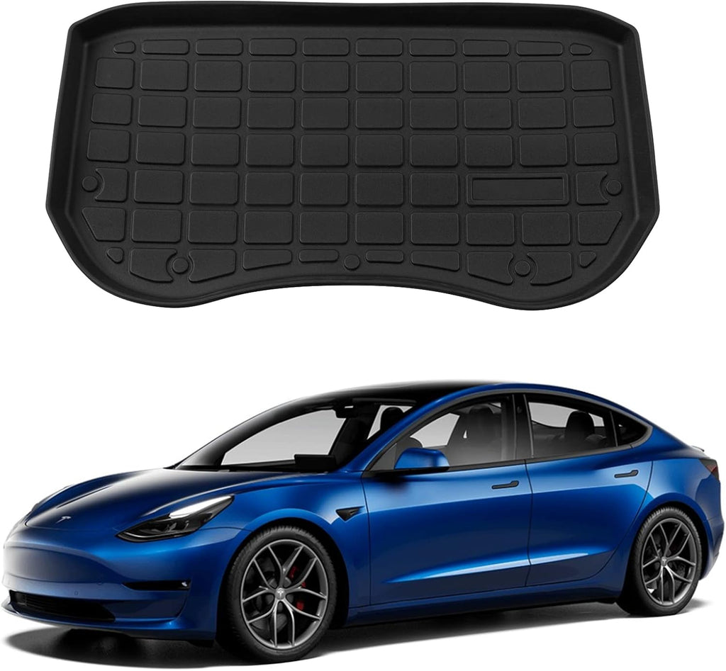 Set of 6 All Weather Frunk Mats for Tesla Model 3 V99025