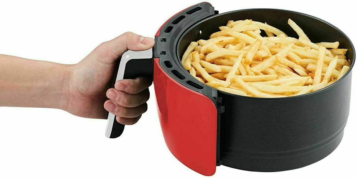 3.7-Qt. 1200 Watts Digital Air Fryer (Red) U7979