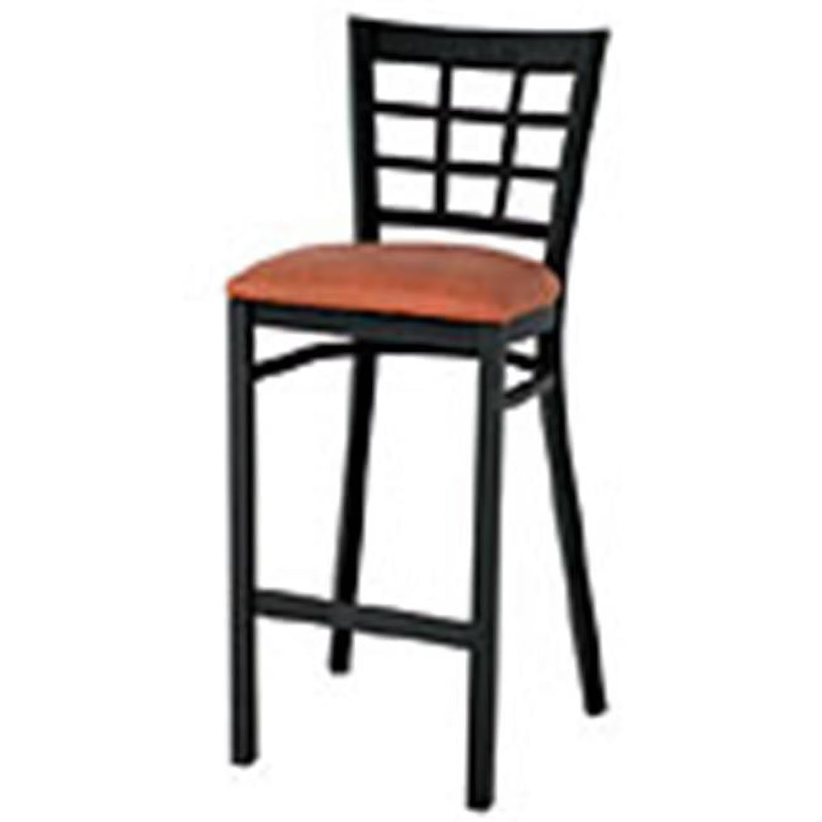 Natural Frame Lattice Back Bar Stool M828503