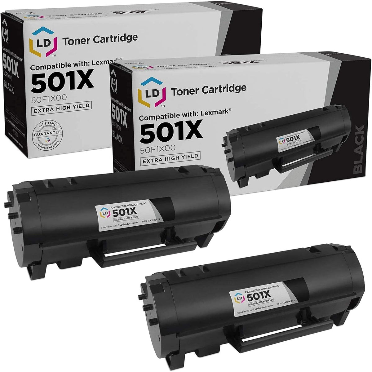 Black Extra High Yield Toner Cartridge 3-Pack P883