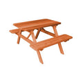Cedar Stain Wooden Picnic Table E595