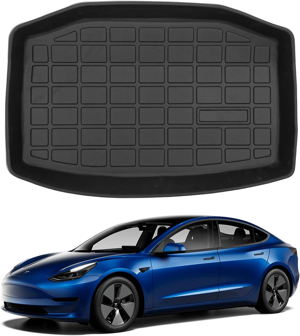 Set of 6 All Weather Frunk Mats for Tesla Model 3 V99025